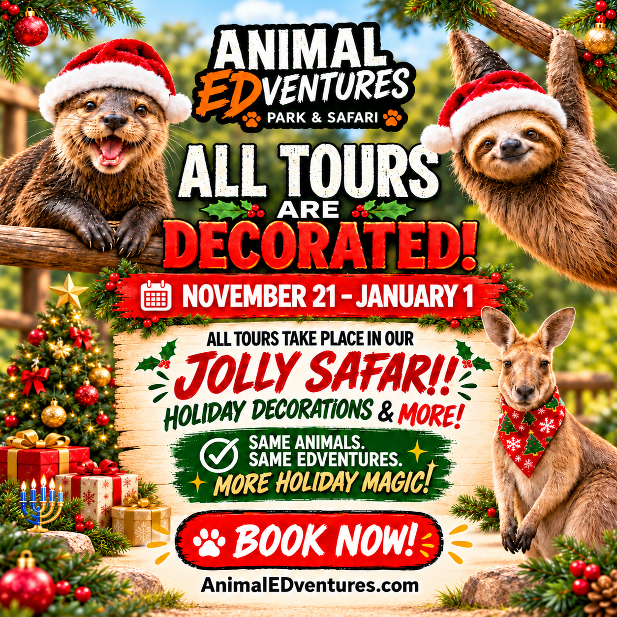 Jolly Safari and Pumpkin Patch Event Flyer!